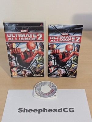 Marvel Ultimate Alliance 2 PSP PAL - sehr guter Zustand, getestet & komplett mit Handbuch