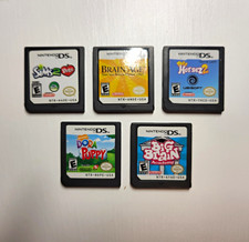 Nintendo DS Lot of 5 Sims 2 Pets Brain Age Big Brain Academy Petz Horsez 2 Dora