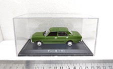 FIAT 132 verde 1972 - 1/43 NOREV - HACHETTE con vetrina BOX