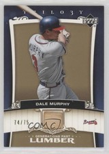 2005 Upper Deck Trilogy Generations Past Gold Lumber 74/75 Dale Murphy lz7