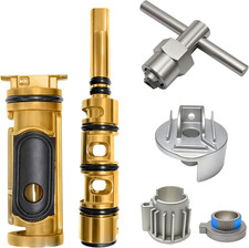 Replacement Cartridge Kit for Moen, Brass, with Removal Tool, Handle Adapter, Te
