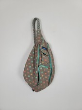 Kavu Canvas Rope Sling Shoulder Bag Patterned Travel Hiking Outdoor 18"x12"