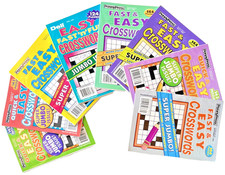 Lot 8 Penny Press Dell Quick Fast & Easy Fast & Fun Crossword Puzzle Books