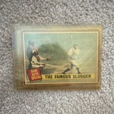 Topps Babe Ruth Special The Famous Slugger Babe Ruth #138 Baseball Trading Card