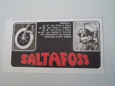 advertising Pubblicità 1977 BICI BICICLETTE SALTAFOSS - FORMATO 8,5 X 15,5 CM