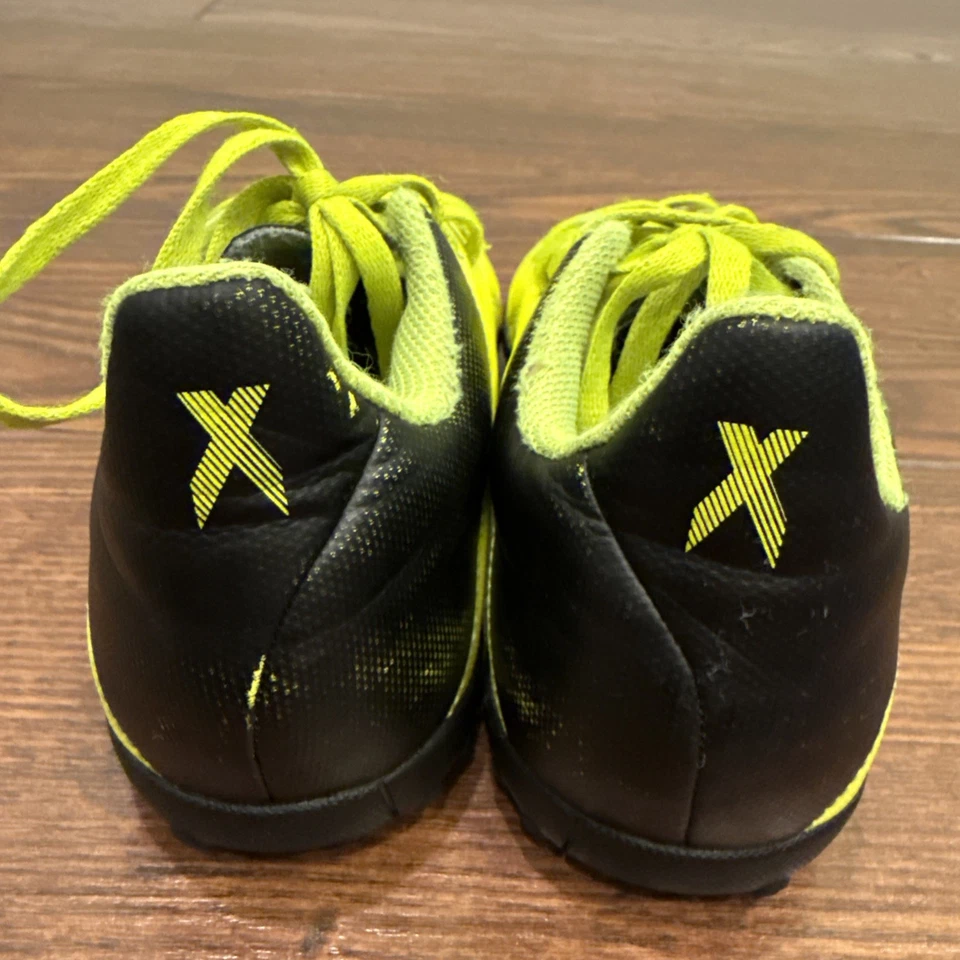 Botines de fútbol Adidas X TANGO 18.4 TF JR para niños talla 3 amarillo lima DB2435 Foto 4 de 4