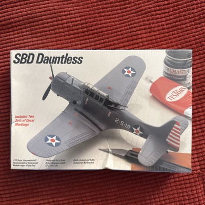 Vintage 1984 Testors release, 1/72 scale SBD Dauntless, New, sealed parts