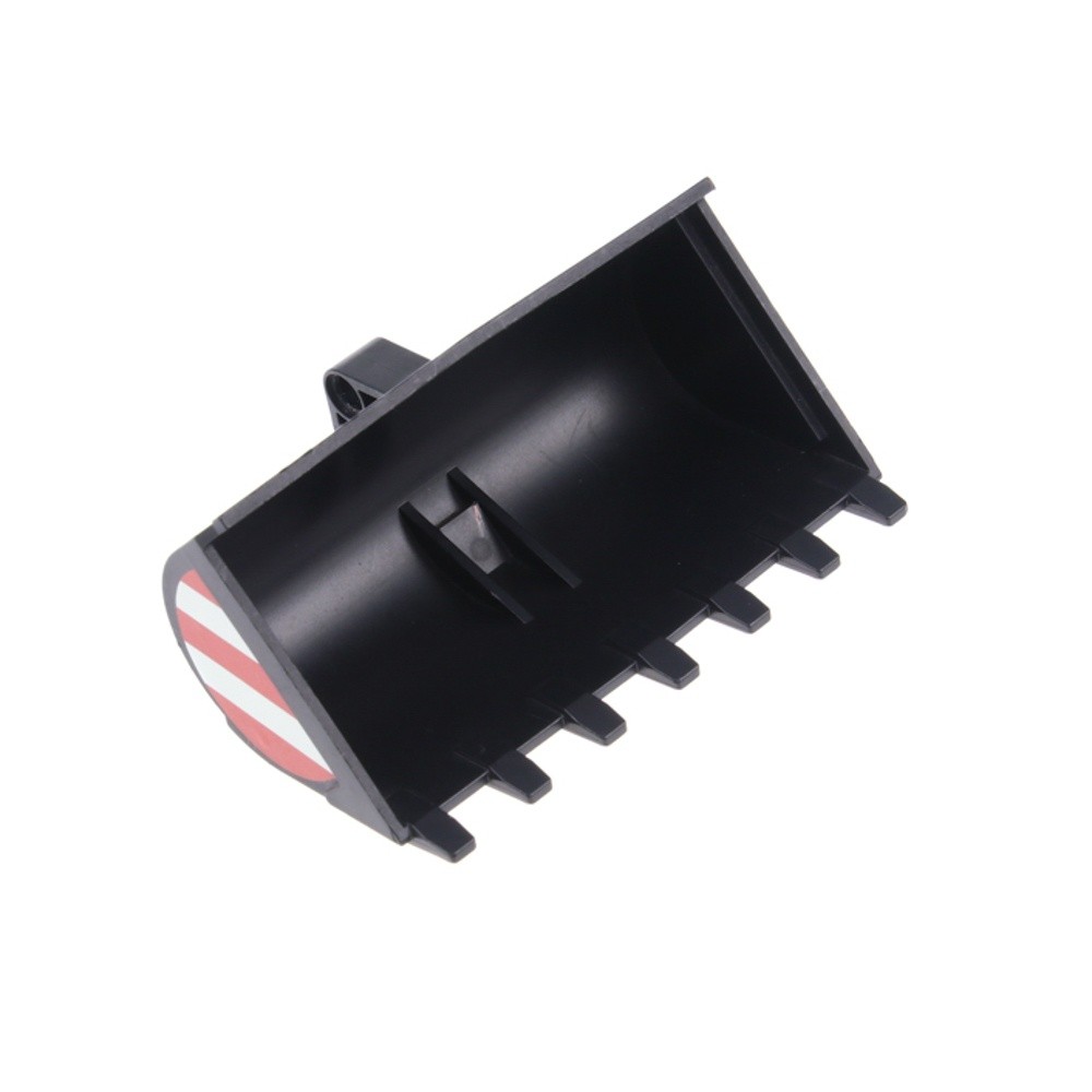 1x LEGO Technic Excavator Bucket 7x10 Black 7 Teeth Sticker Stripes 28216pb02