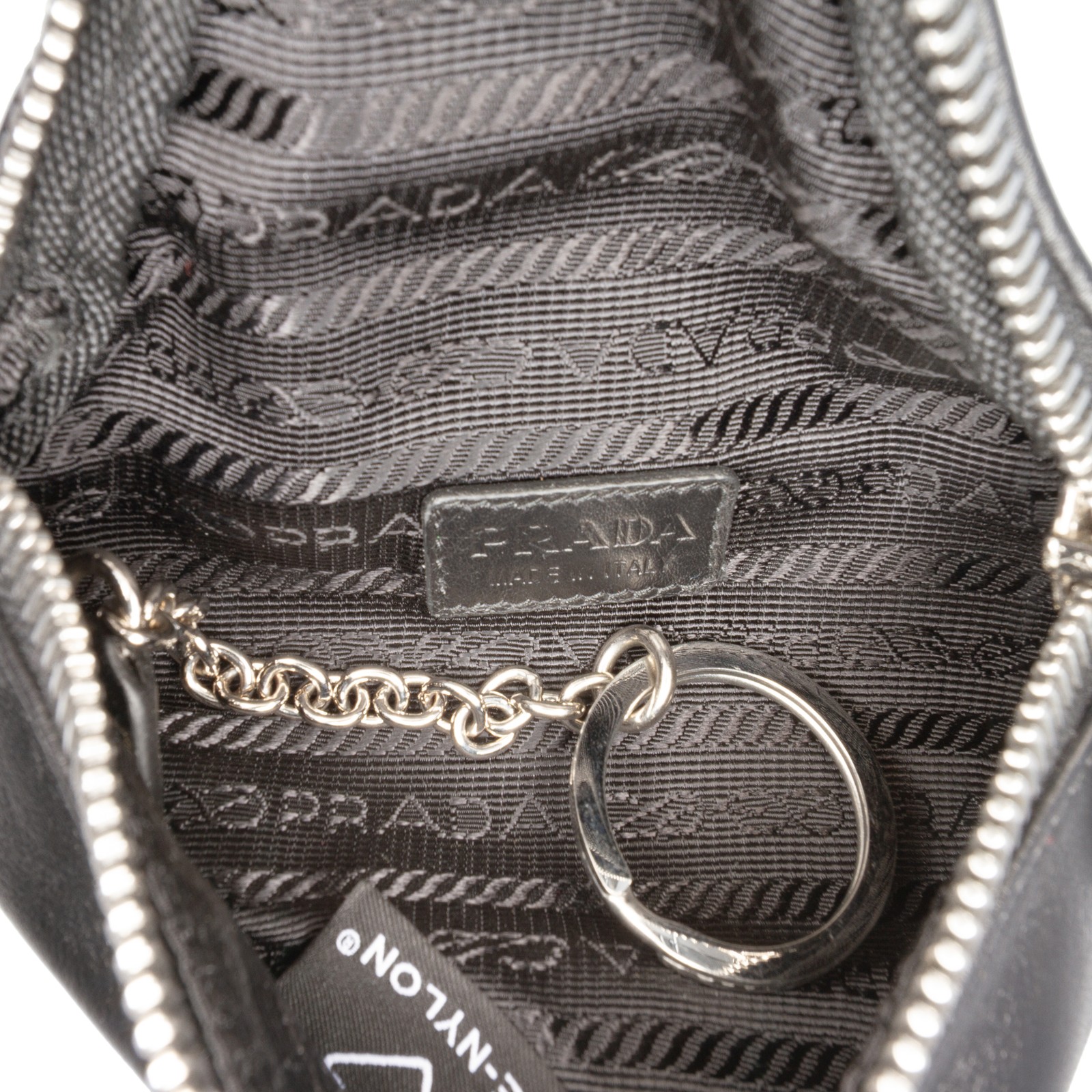 Authenticated Prada Mini Soft Nappa Triangle Pouc… - image 4
