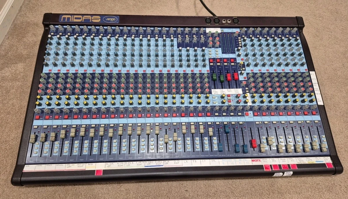 MIDAS VENICE 320 32-Channel / 46-Input Mixing Console | eBay