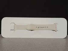 Apple Watch Starlight Sport Band 40mm Genuine OEM White Silver S/M