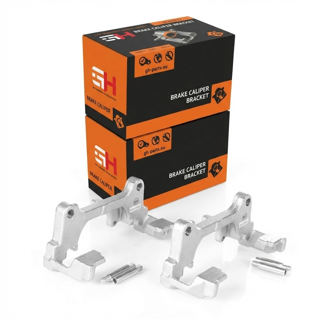 2x Brake Caliper Brackets Front for Golf Passat Touran Caddy A3 Skoda Seat