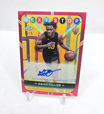 Topps Chrome Next Stop Isaiah Collier RC Auto 2/5 Utah Jazz Insert