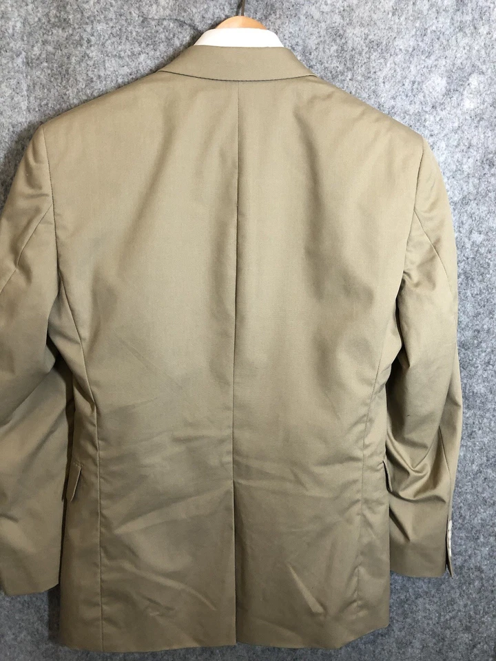 Jos A 银行套装棕褐色卡其色 38R 两件式裤子 32 商务职业经典 — 第 4/4 张图片