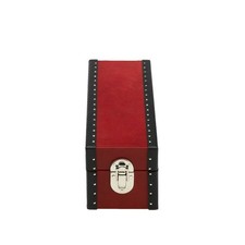 Rapport London Kensington Leather Two-Watch Box (Red) L330