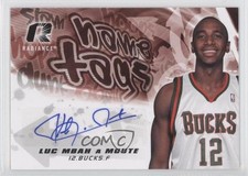 2008-09 Upper Deck Radiance Name Tag Luc Mbah a Moute #NT-LM Patch Auto Tag 0q0