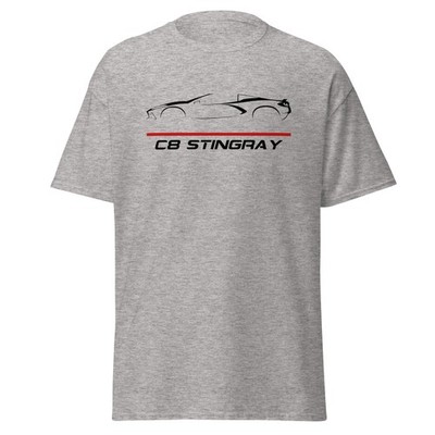 C8 Stingray Corvette Mid Engine LT2 Street Fighter Graphic T-Shirt Gift