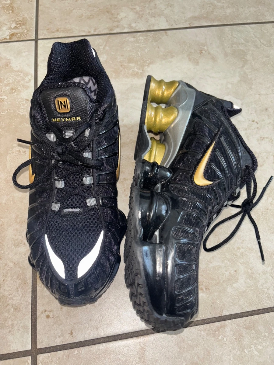 Neymar Jr. x Nike Shox TL Black Gold for Sale | Authenticity