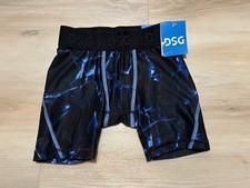 NWT DSG Youth Boy s Small Print Compression Blue Black Shorts
