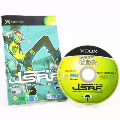 Microsoft Xbox Classic PAL Jet Set Radio Future JSRF & Sega GT 2002 CD Anleitung