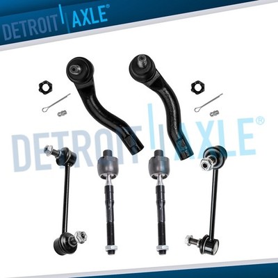 6pc Front Inner Outer Tie Rods Sway Bar Links for 2006-2009 Fusion Mercury Milan