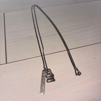 Chloé Silver Pendant Necklace