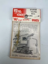 Cal-Scale HO Model Train Repro Part Brass #SV-294 Starter Valves Small New