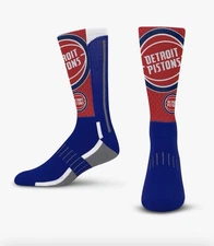 Detroit Piston NBA TEAM For Bare Feet Socks Youth