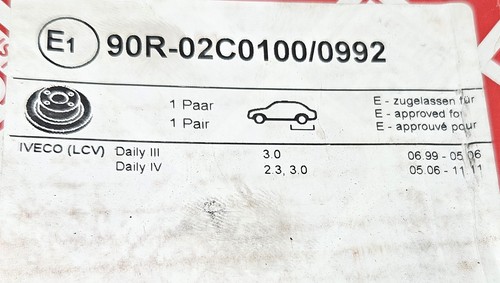 Juego discos de freno Febi Bilstein 35341 para IVECO Daily III/IV - Imagen 6 de 6