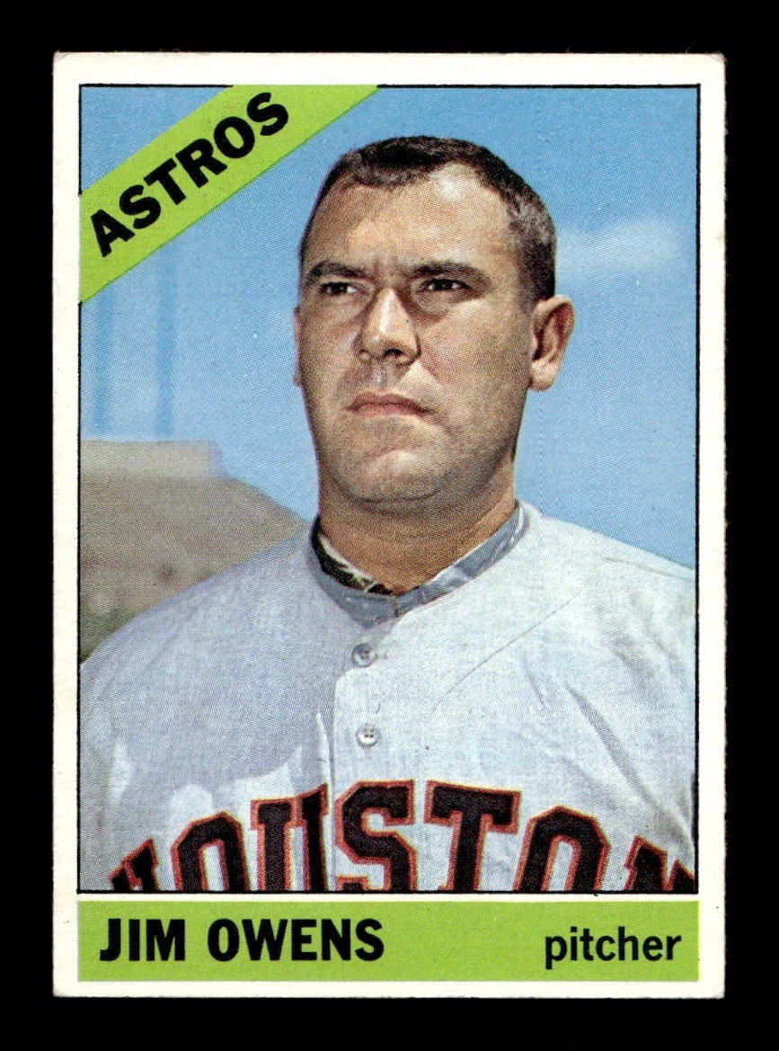 1966 Topps #297 Jim Owens Astros EX+ *u9