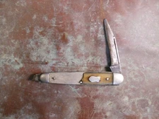 Rare PARTS REPAIR Vtg Remington UMC USA R7423 2 Blade Bone Pen Knife