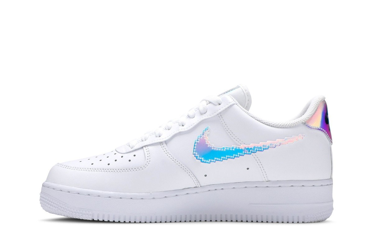 Size 9.5 - Nike Air Force 1 Low Iridescent Pixel - White for