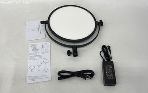 Neewer NL-200ARC LED Video Light Round Panel 3200K-5600K Ultra-Thin with Case