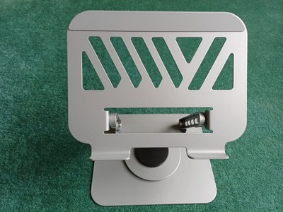 Verstellbarer Laptopständer für Schreibtisch - Tragbare Aluminium Laptop Erhöhung 360 Drehbar