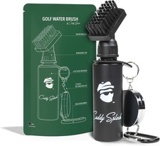 Caddy Splash Golf Club Brush Cleaner with Water - Heavy Duty Black
