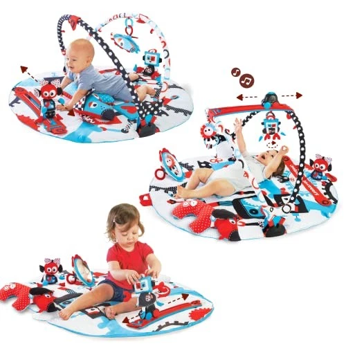 Yookidoo Baby Gym and Play Mat. 3 Stage Activity Gym - A Musical Playland with