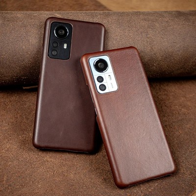 Genuine Leather Phone Case For Xiaomi 15 Ultra 14T 13T 12 T 12X 12 Pro Cover