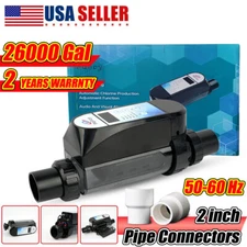 Pool Chlorinator System Salt Water Pool Chlorine Generator 2 Years Warranty