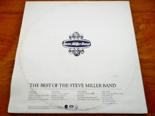 Steve Miller Band ♫ Anthology ♫ 1972 Capitol Records Original Dbl Vinyl LP - Picture 3 of 3
