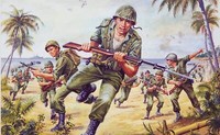 990716 Airfix 1:76 Wwii Us Marines Wargame Geeignet, Gmk Modellbau