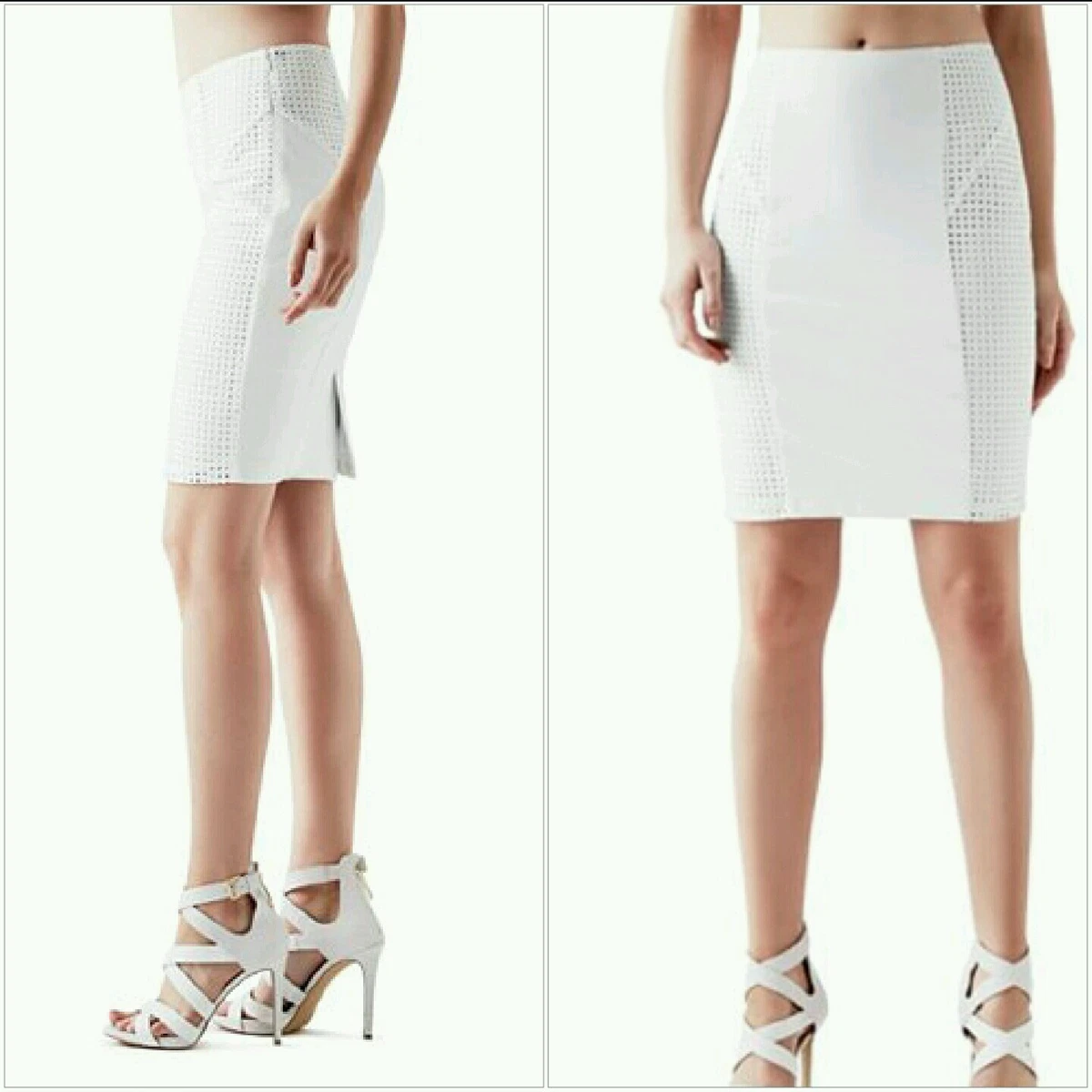 Guess white skirt cheap