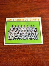 1964 Topps #257 San Francisco Giants Team Card. VG/EX