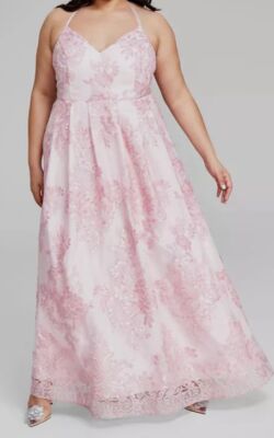 bcx dress pink BCX Womens Fit + Flare Mini Dress Pink Pouf Sleeve Sweetheart Neckline  Floral Juniors L at Amazon Women's Clothing store