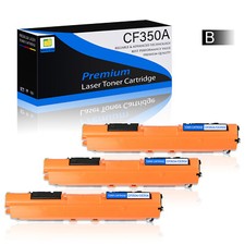3 PACK Black CF350A 130A Toner For HP Color LaserJet MFP M275 M175nw M176n