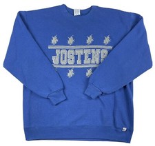 Vintage Russell Athletic Crew Neck Sweatshirt Youth XL Jostens Blue USA Made Vtg