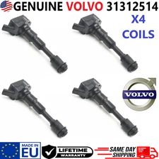 OEM GENUINE VOLVO x4 Ignition Coils For 2015-2019 Volvo 2.0L I4, 31312514