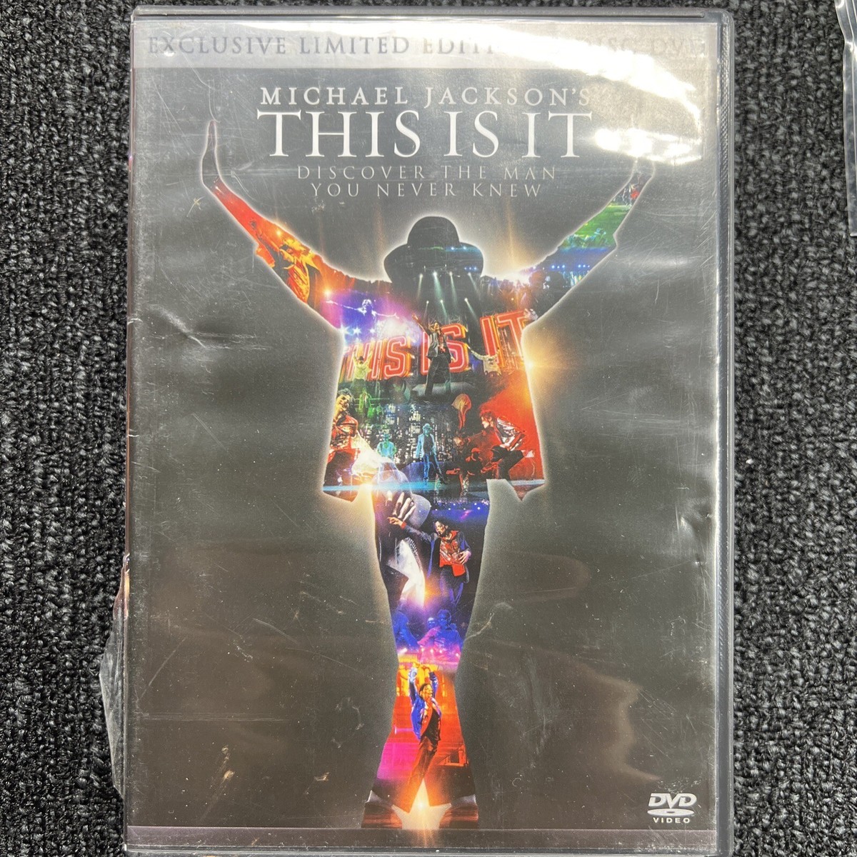 MICHAEL JACKSON THIS IS IT TWO DISC DVD Discover The Man You