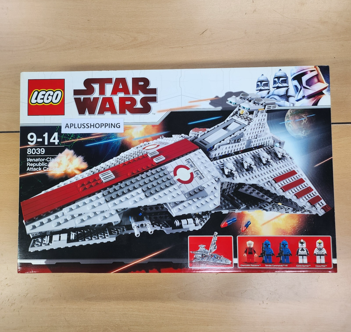 Lego 8039 Star Wars Venator-Class Republic Attack Cruiser 1170pcs