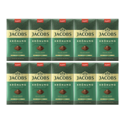 Jacobs Krönung Signature volles Aroma Filterkaffee 500g 10er Pack