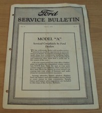 Vtg 1930 Ford Model A Service Bulletin Battery Sales Suggestions Illustrated Vtg 1930 Ford Model A Service Bulletin Battery Sales Suggestions Illustrated